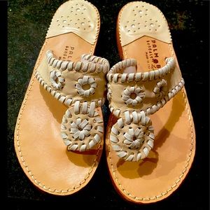 Palm Beach Sandals, leather upper